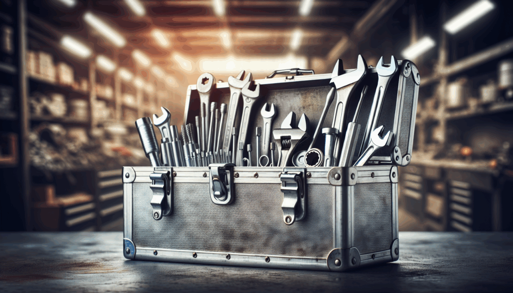 Metal Tool Box, 5-Layer Drawers  Top Storage Tray Tool Box with Lock Safety and Handle, 24 Portable Tool Chest Cabinet for Garage, Warehouse, Home, Black